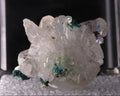 Front view of Cerussite with Malachite mineral specimen from Tsumeb, Oshikoto Region, Namibia