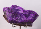 Front view of deep purple Sugilite mineral specimen from Wessels Mine, South Africa