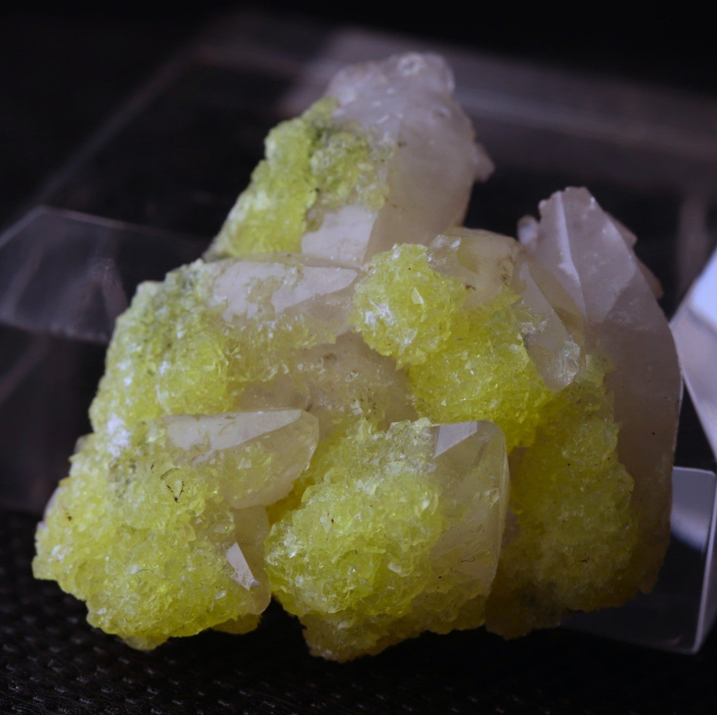 Ettringite on Calcite