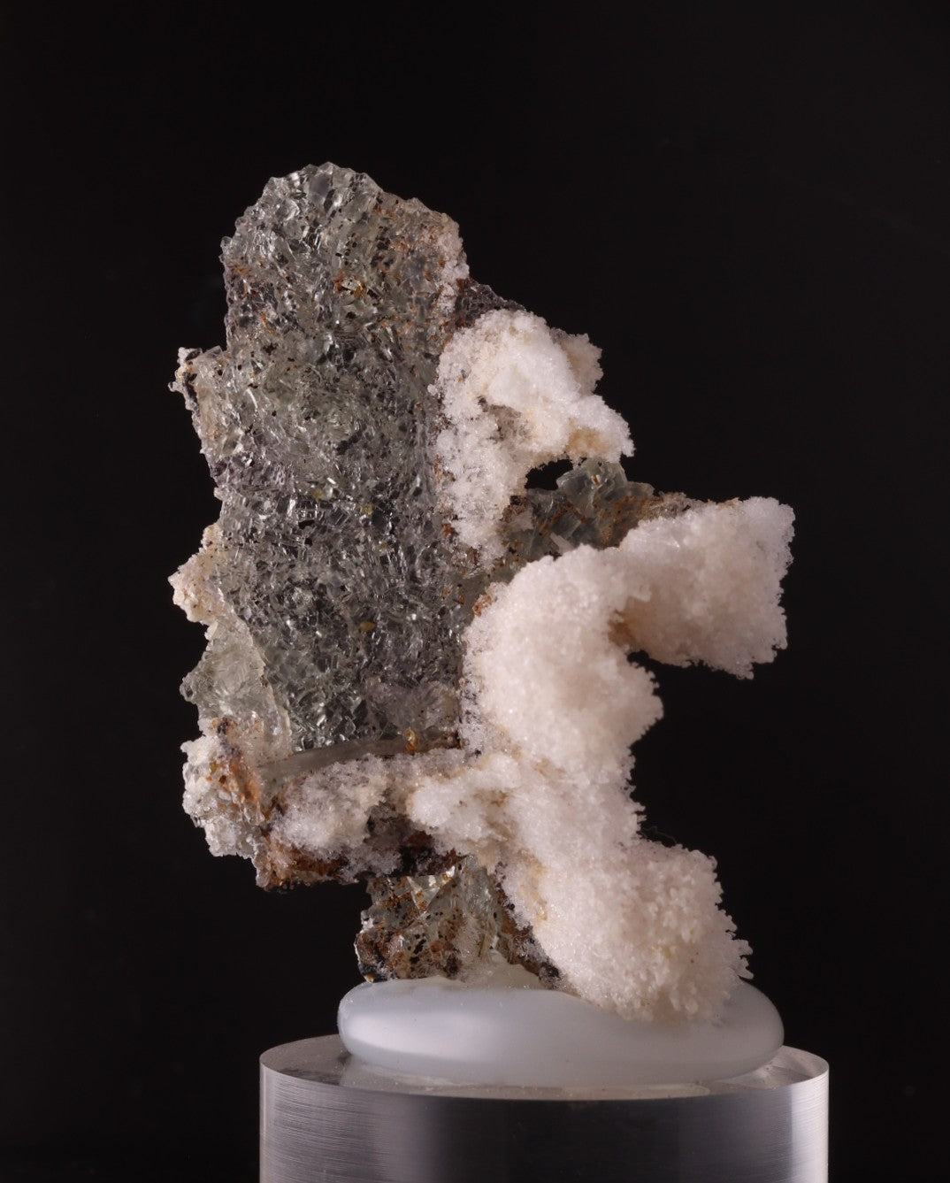 Fluorite with Hyalite