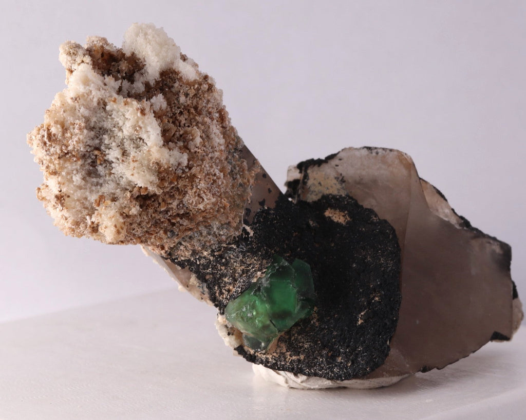 Fluorite, Quartz & Hyalite