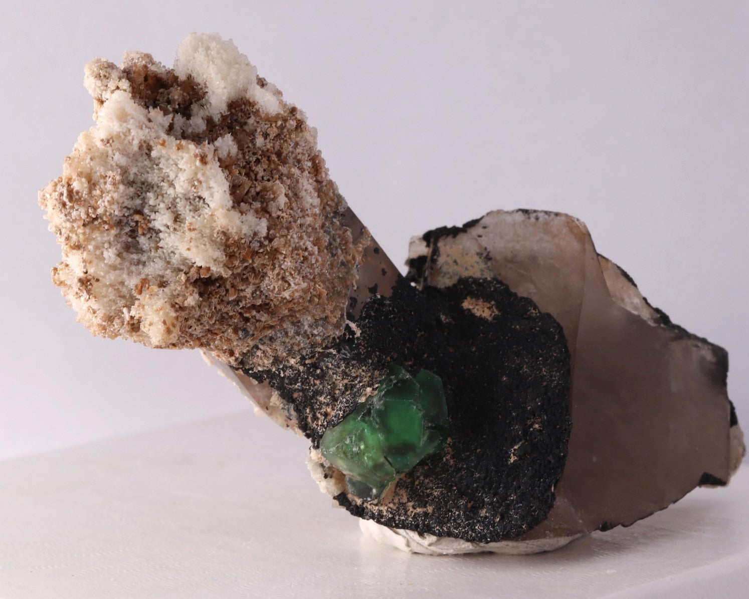 Fluorite, Quartz & Hyalite