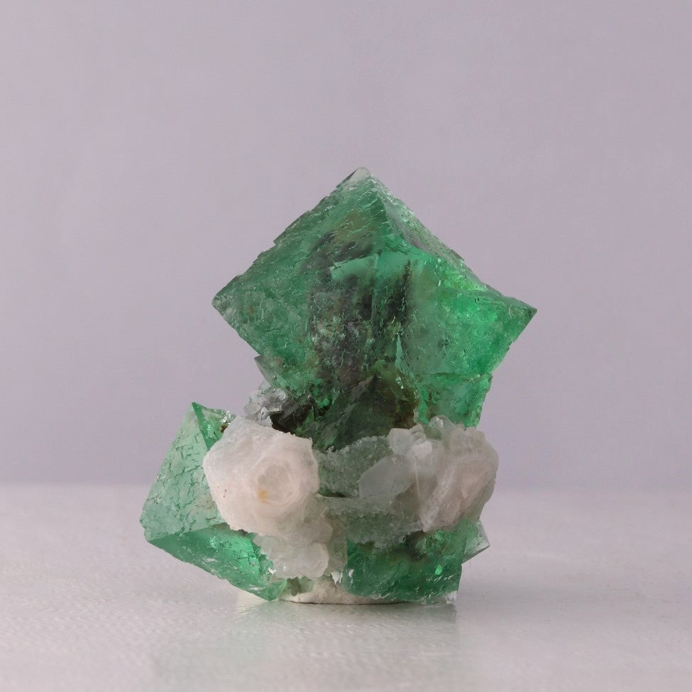 Fluorite with Quartz