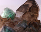 Fluorite on Smokey Quartz