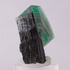 Fluorite on Schorl