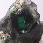 Front view of green 'Alien Eye' Fluorite from the Erongo Region, Namibia
