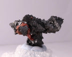 Back view of Hausmannite with Andradite and possibly Bementite from N'Chwaning II, Kalahari Manganese Fields, South Africa