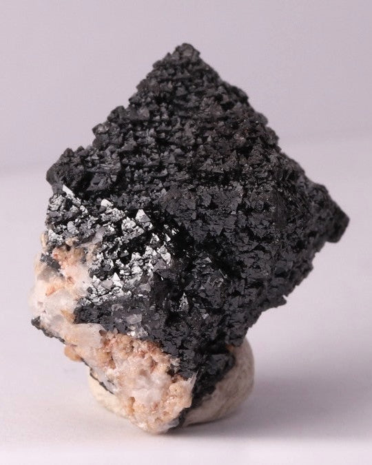 Front view of nice Hausmannite from N'Chwaning II, KMF (Kalahari Manganese Fields), South Africa