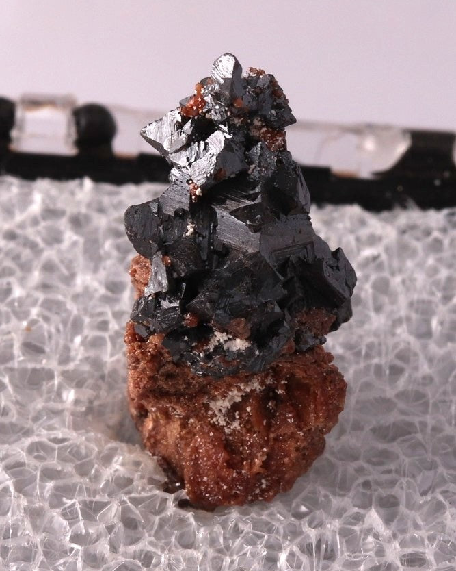 Hausmannite thumbnail from N'Chwaning, South Africa. Ex. Clive Queit.