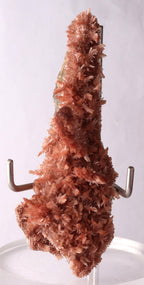 Front view of Inesite mineral specimen from N'Chwaning II, Kalahari Manganese Fields, South Africa