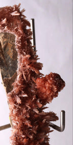 Side view of Inesite mineral specimen from N'Chwaning II, Kalahari Manganese Fields, South Africa