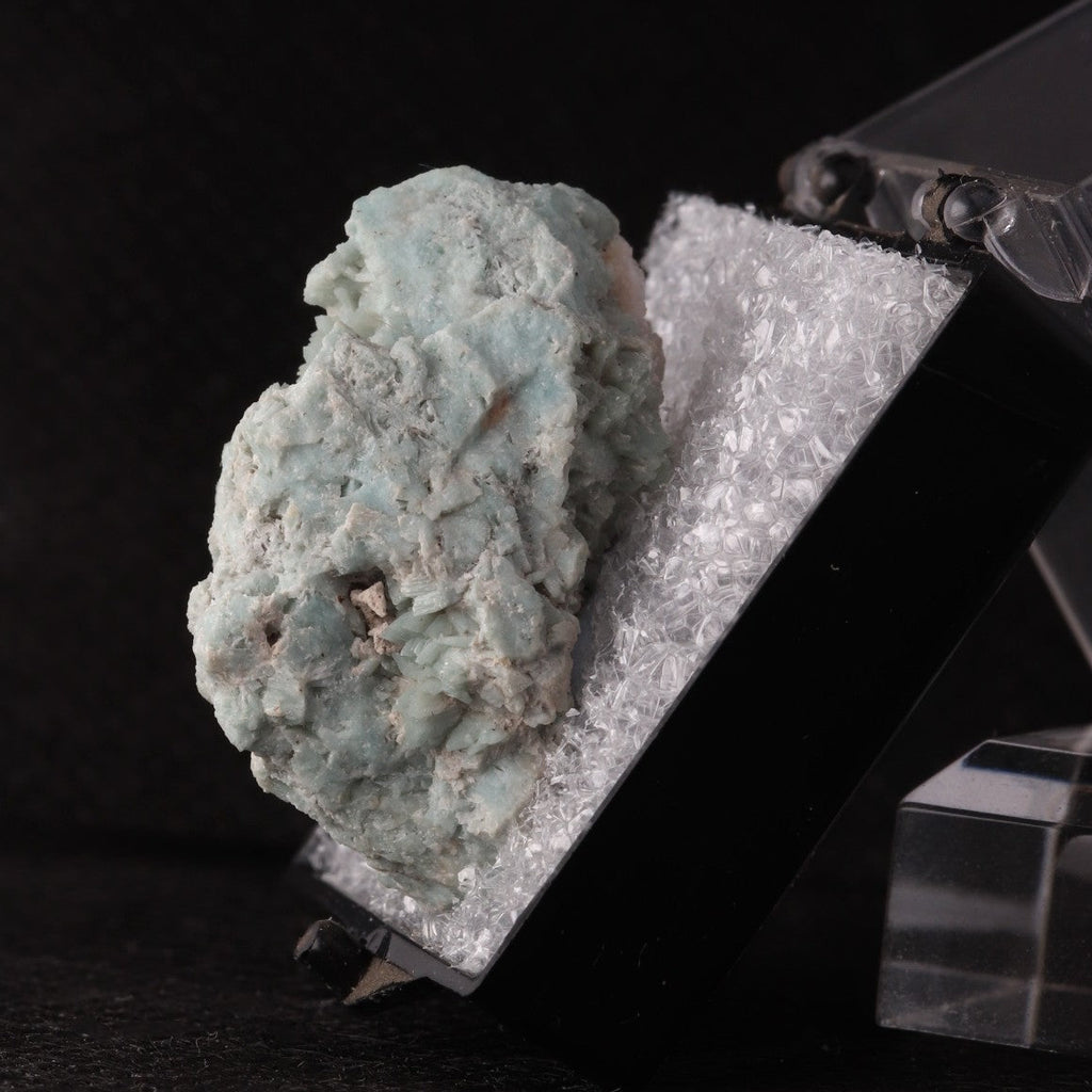 Side view of rare Johannsenite mineral specimen from N'Chwaning II, Kalahari Manganese Fields, South Africa