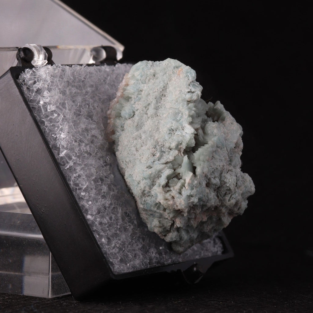 Side view of rare Johannsenite mineral specimen from N'Chwaning II, Kalahari Manganese Fields, South Africa