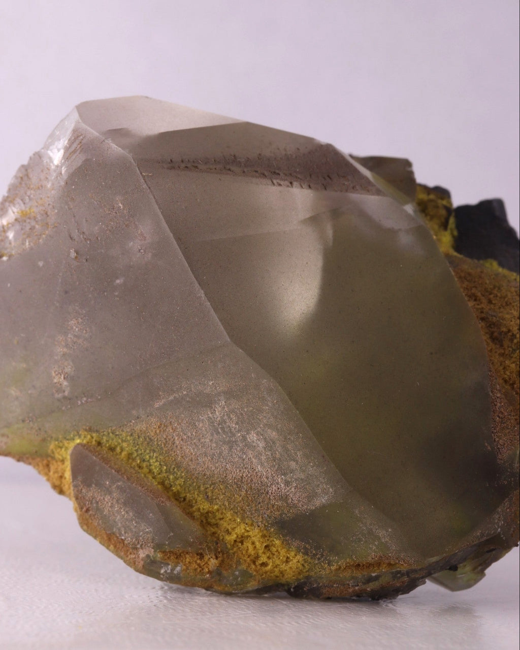Jouravskite (?) on Calcite