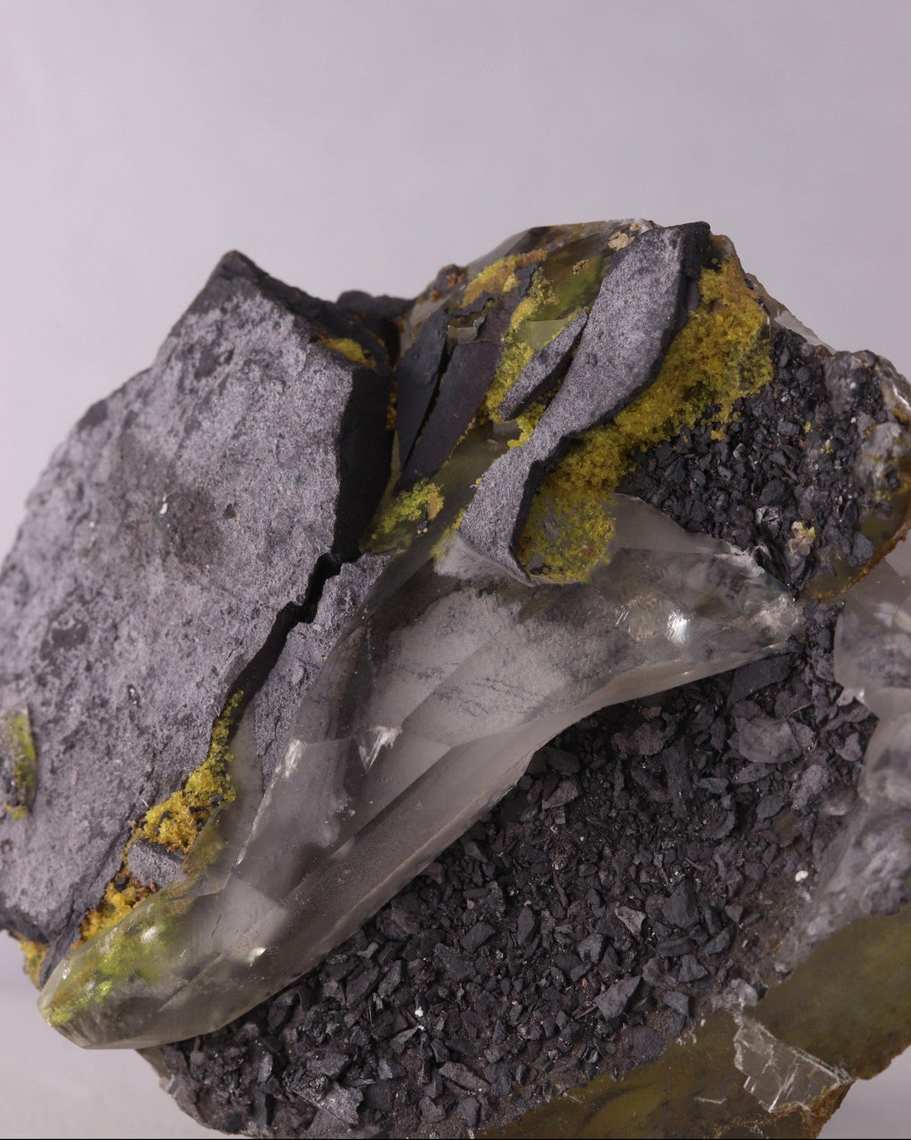 Jouravskite (?) on Calcite