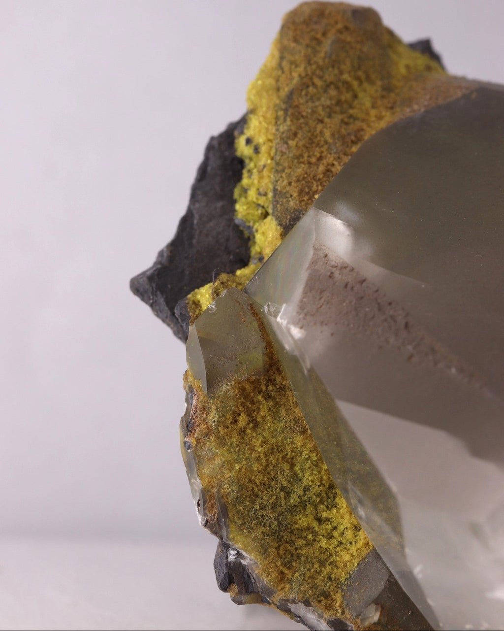Jouravskite (?) on Calcite
