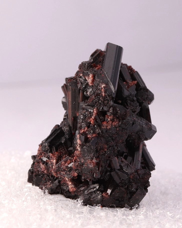 Front of Mangano Vesuvianite specimen from N'Chwaning II, Kalahari Manganese Fields, South Africa