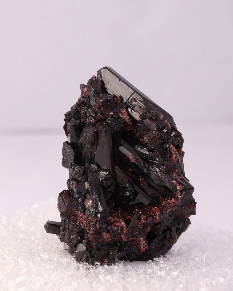 Side of Mangano Vesuvianite specimen from N'Chwaning II, Kalahari Manganese Fields, South Africa