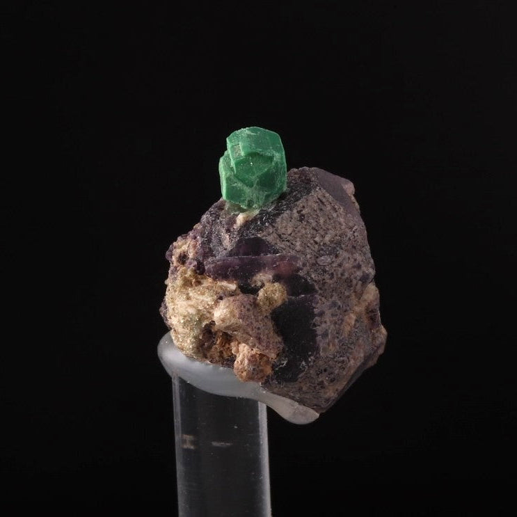Nice little Metazeunerite cube.