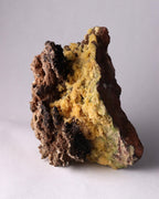 Front view of Mimetite mineral specimen from Tsumeb, Oshikoto Region, Namibia.