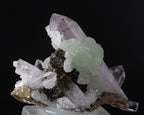 Prehnite on Quartz