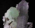 Prehnite on Quartz