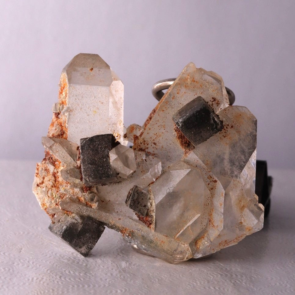 Quartz, Pyrite & Calcite
