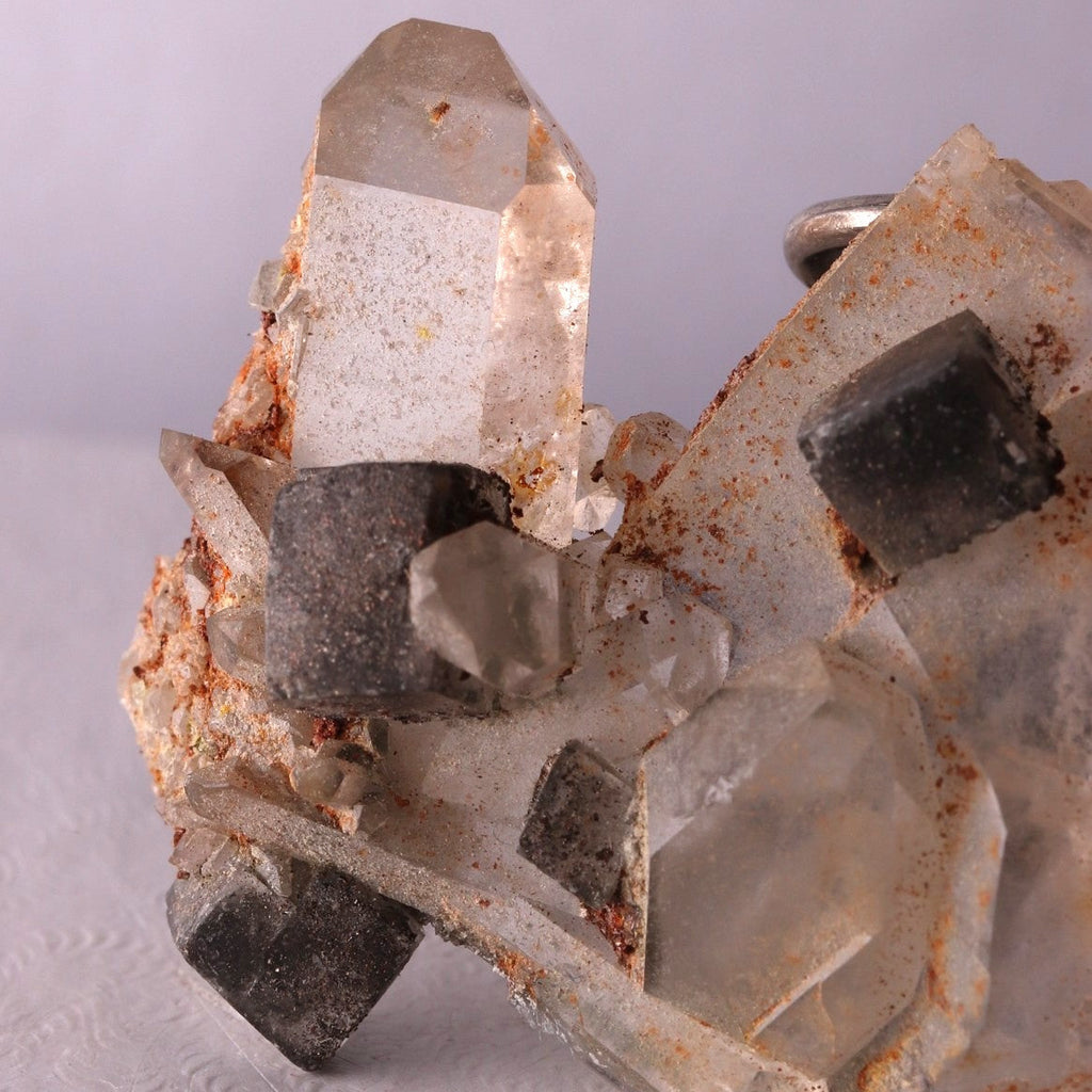 Quartz, Pyrite & Calcite