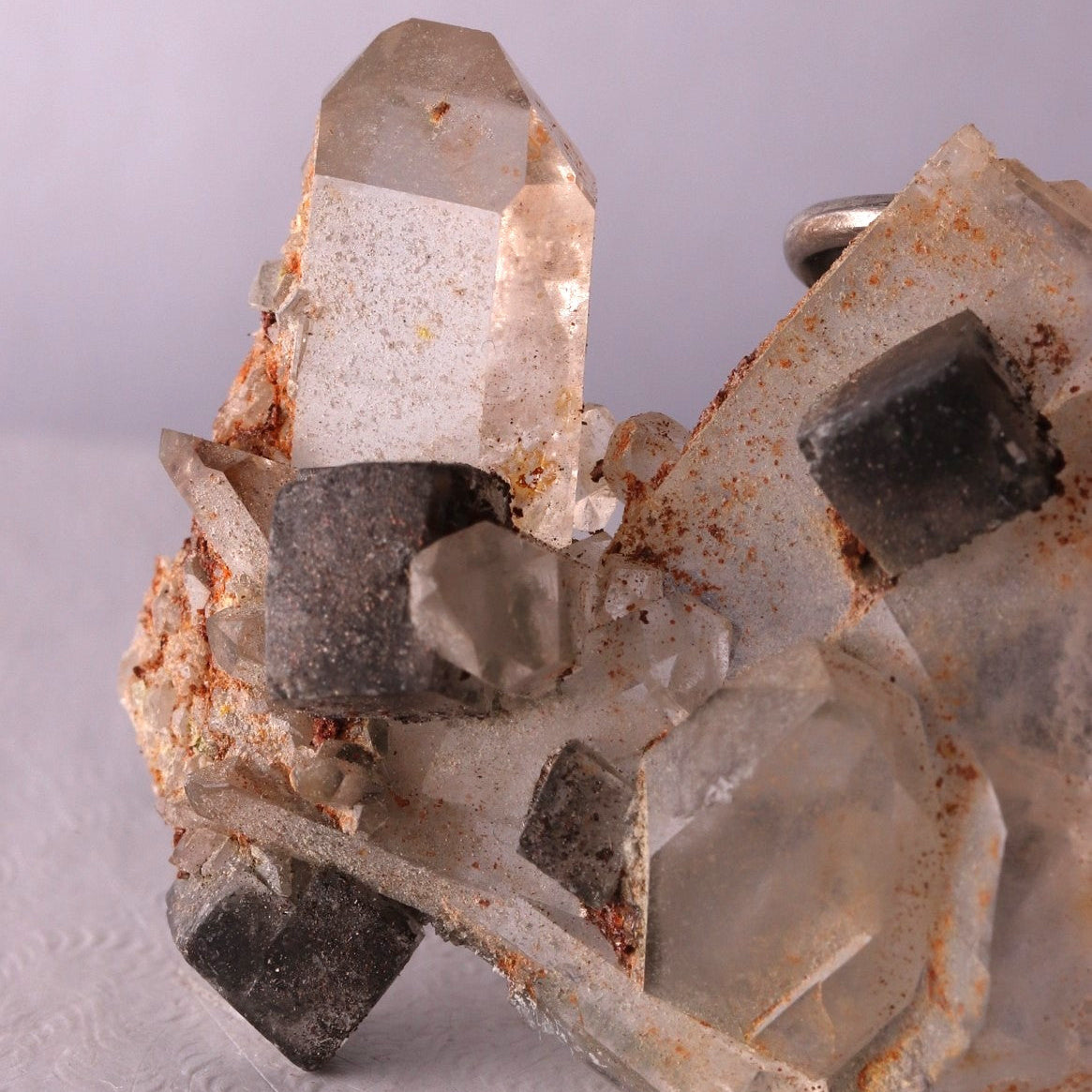 Quartz, Pyrite & Calcite