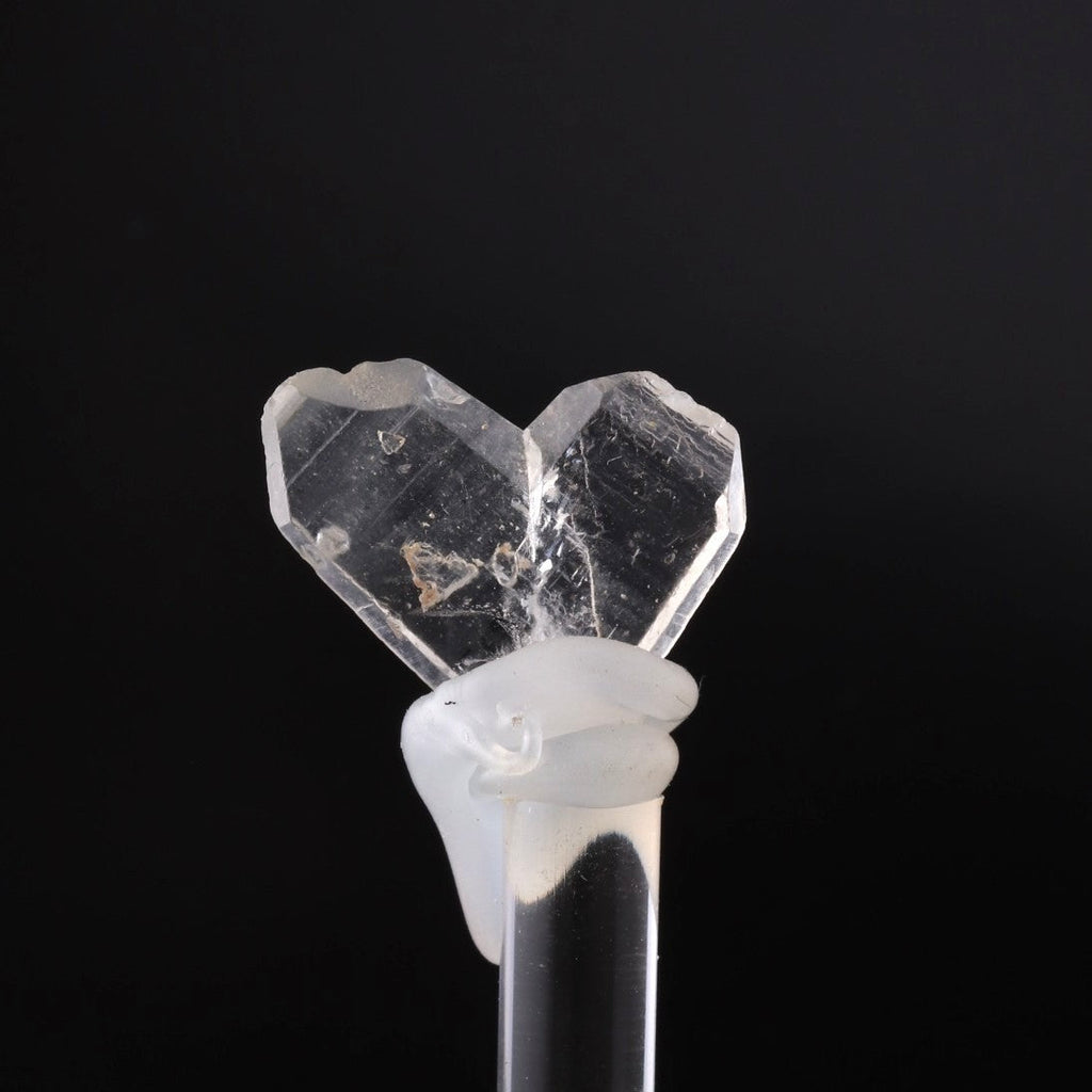 Little clear Quartz twin.