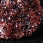 Close-up view of Rhodochrosite cluster from Kalahari Manganese Fields, South Africa
