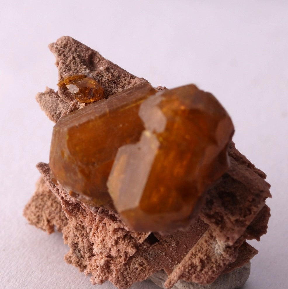 Close-up view of gemmy Sturmanites from N'Chwaning, Kalahari Manganese Fields, South Africa