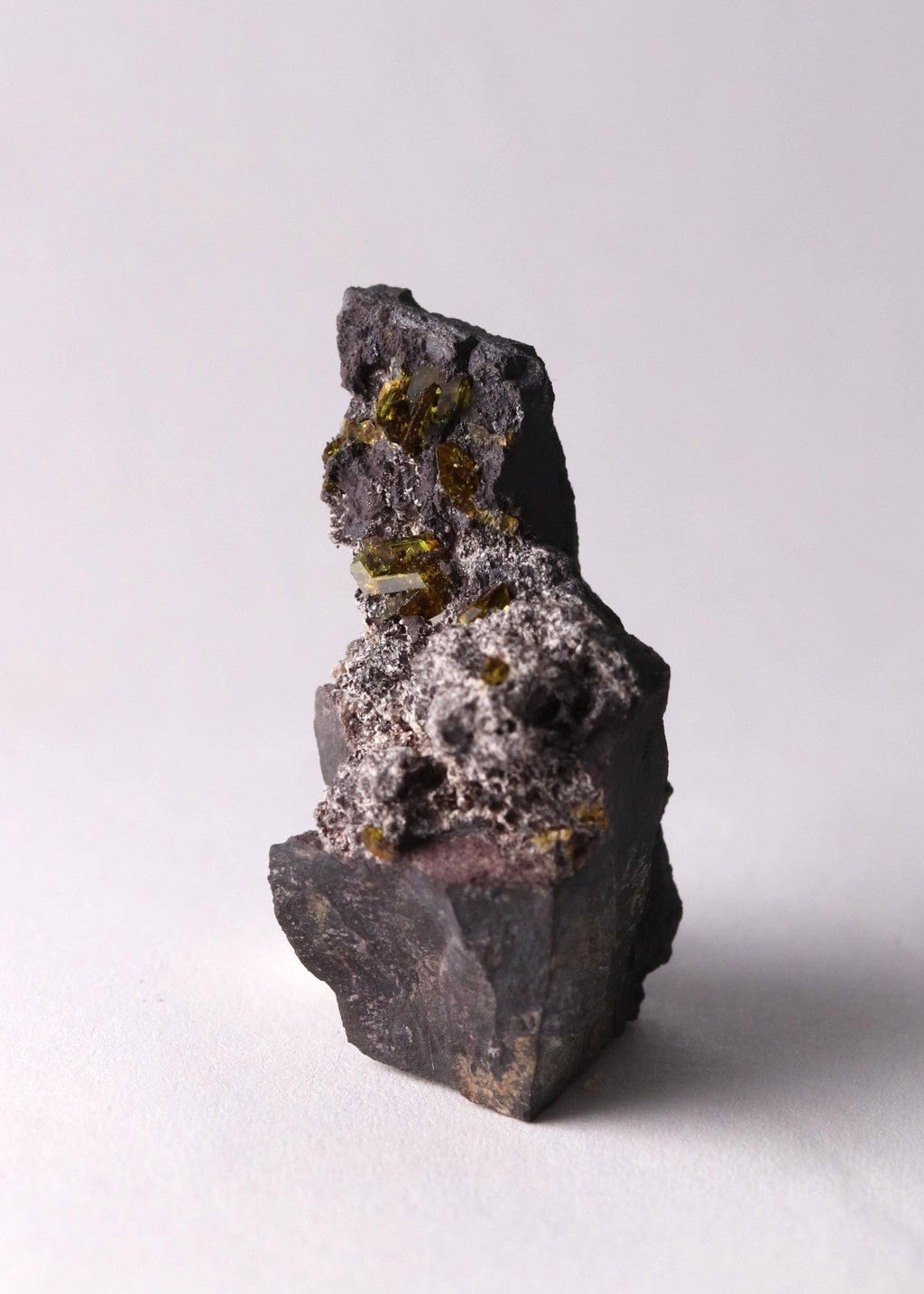 Sturmanite on matrix from N'Chwaning II, Kalahari Manganese Fields, South Africa. 