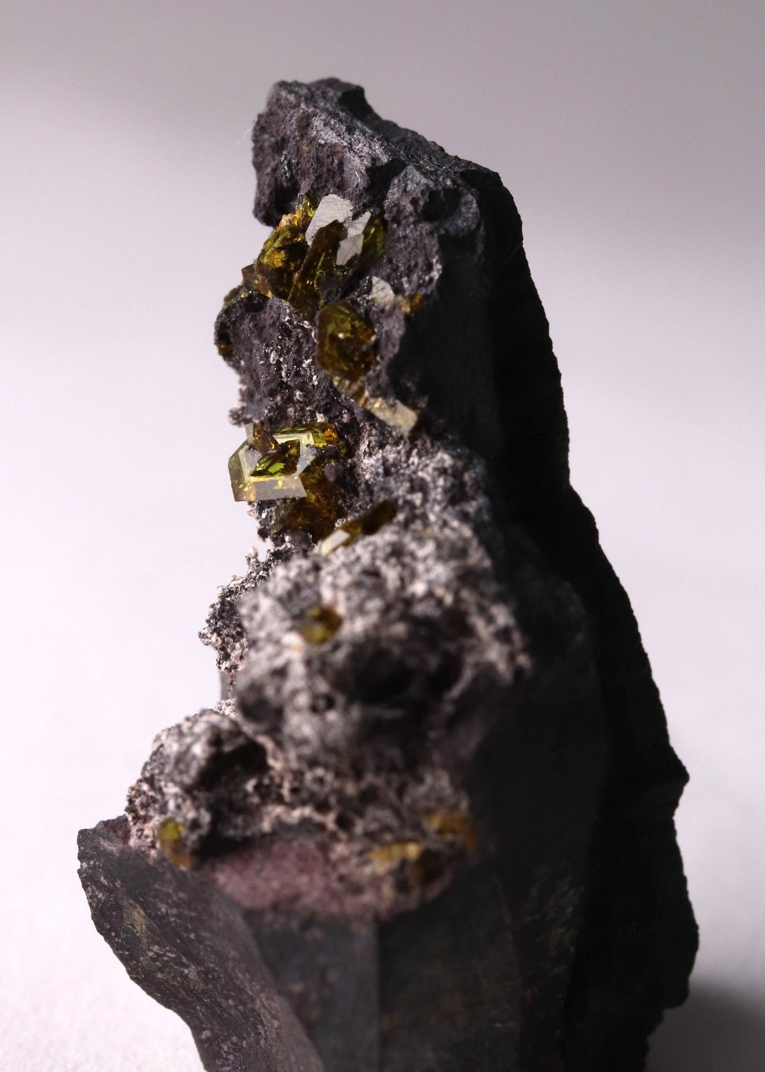 Sturmanite on matrix from N'Chwaning II, Kalahari Manganese Fields, South Africa. 