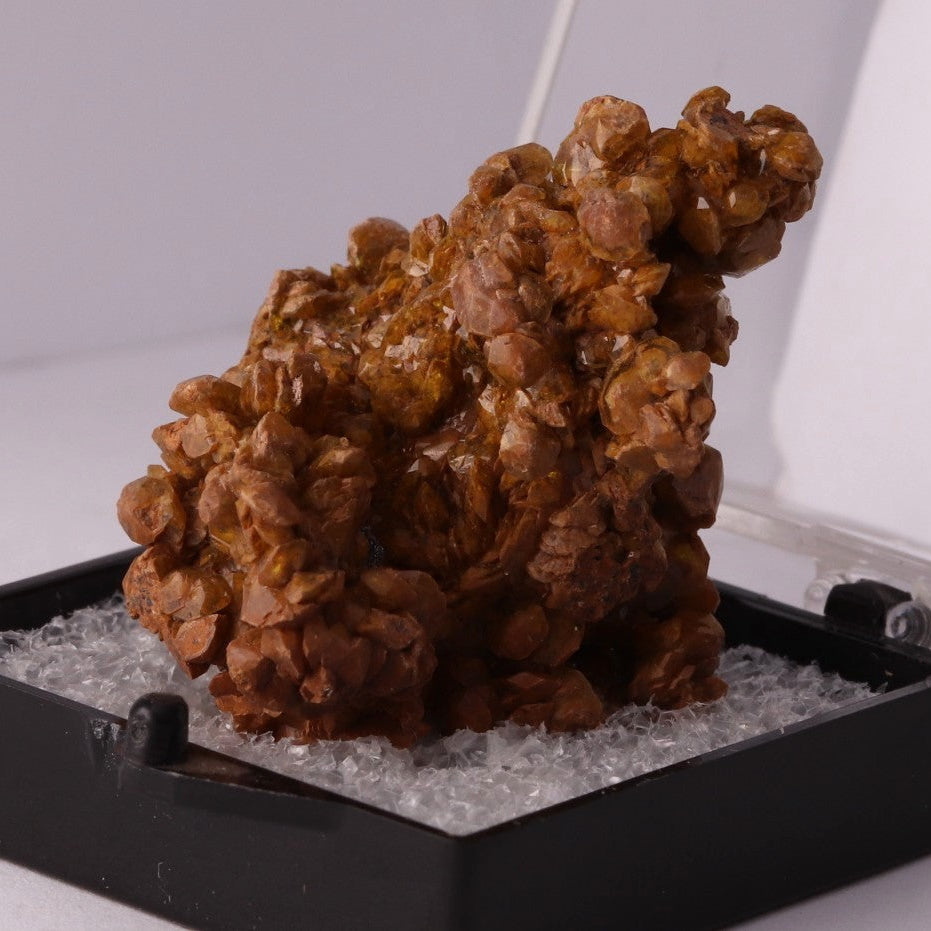 Side view of Sturmanite from N'Chwaning, South Africa. Ex. Clive Queit