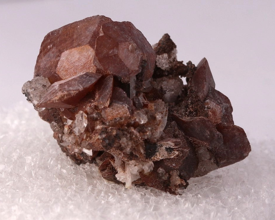 Front view of Sturmanite thumbnail from Wessels Mine, South Africa. Ex. Clive Queit