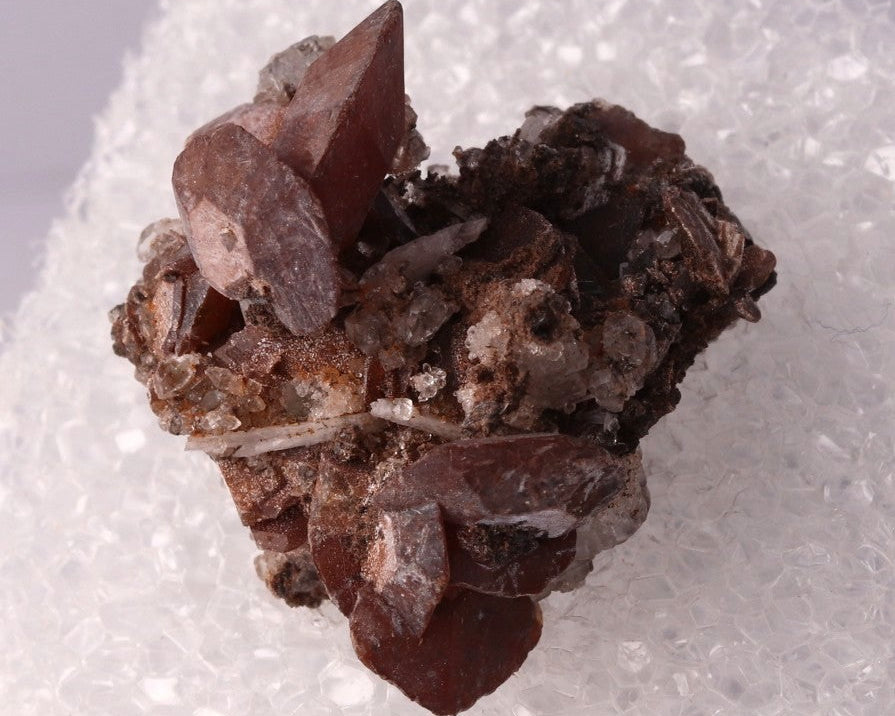 Top view of Sturmanite thumbnail from Wessels Mine, South Africa. Ex. Clive Queit