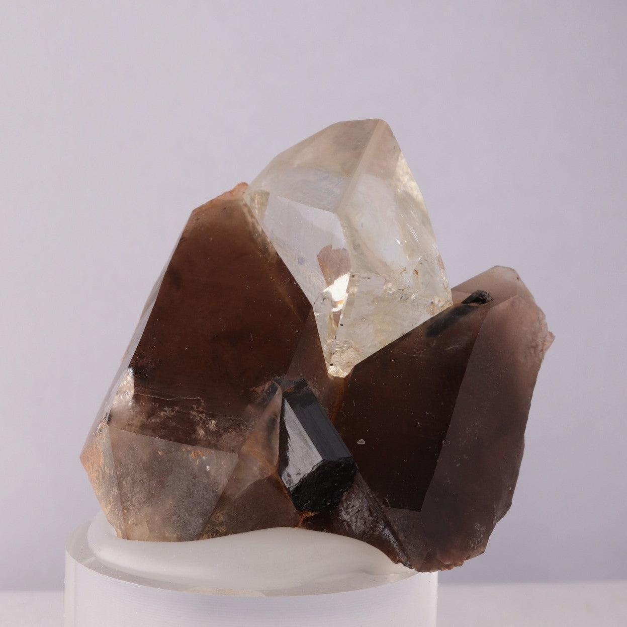 Topaz, Smokey Quartz & Schorl