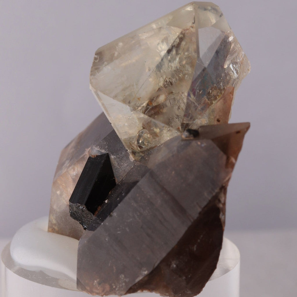 Topaz, Smokey Quartz & Schorl